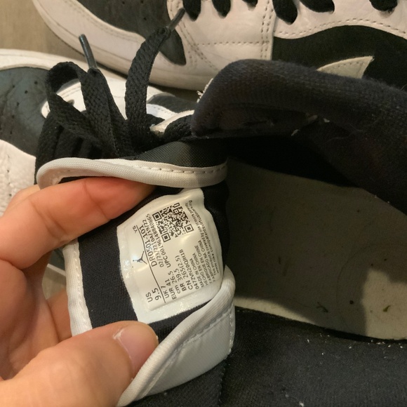 Nike Black and White Colorblock Air Jordan 1 High ‘85 Size US 9.7 Eur 41 - Picture 5 of 7